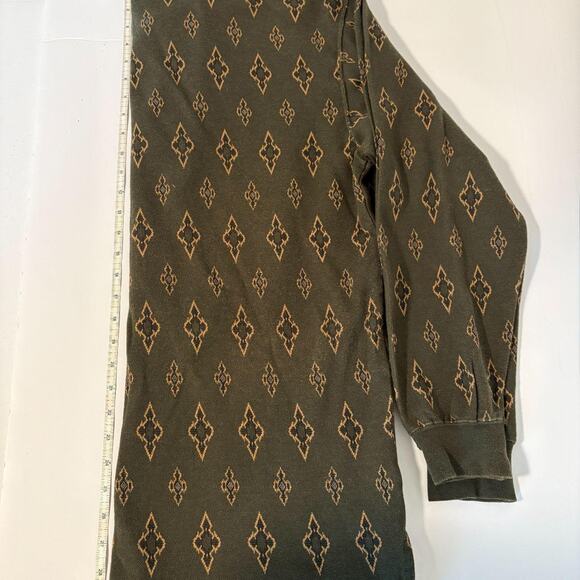 Matinique Geometric Print LS Polo XL - Picture 7 of 10